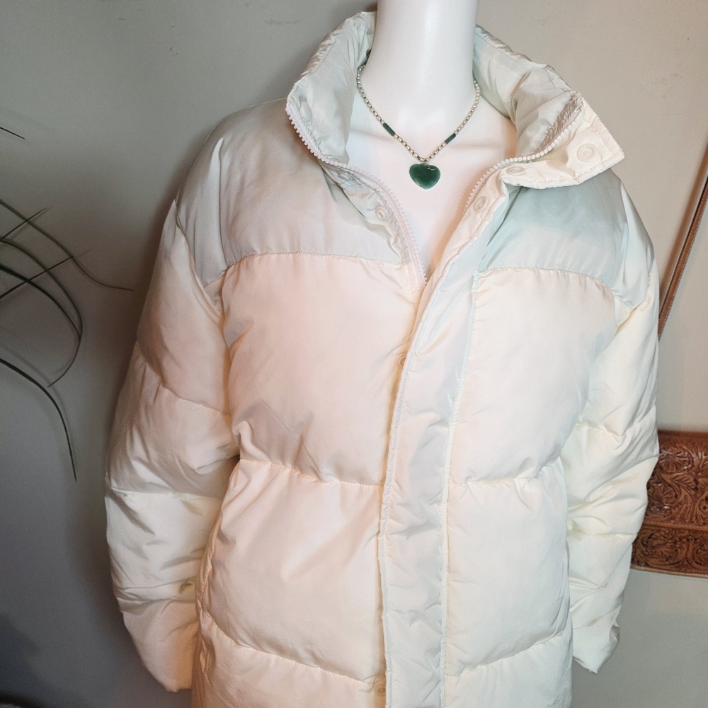 Fabletics Light Cream Puffer Jacket - image 4